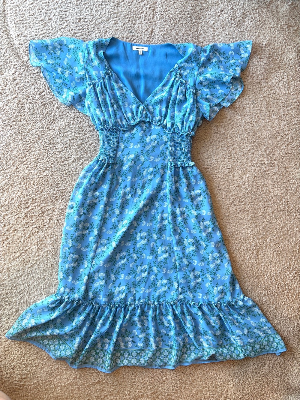 Never Worn MaxStudio Blue Floral Dress